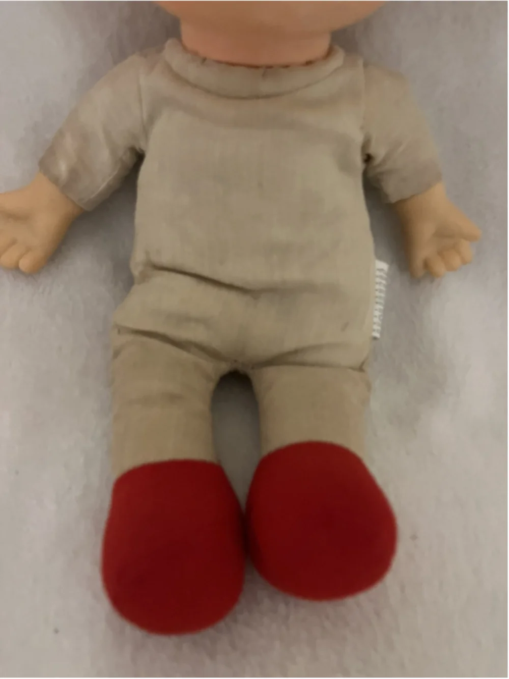 Vintage 1980s Komfy Kid Ice Cream Girl Doll Pink Yarn Hair NO OUTFIT SEE